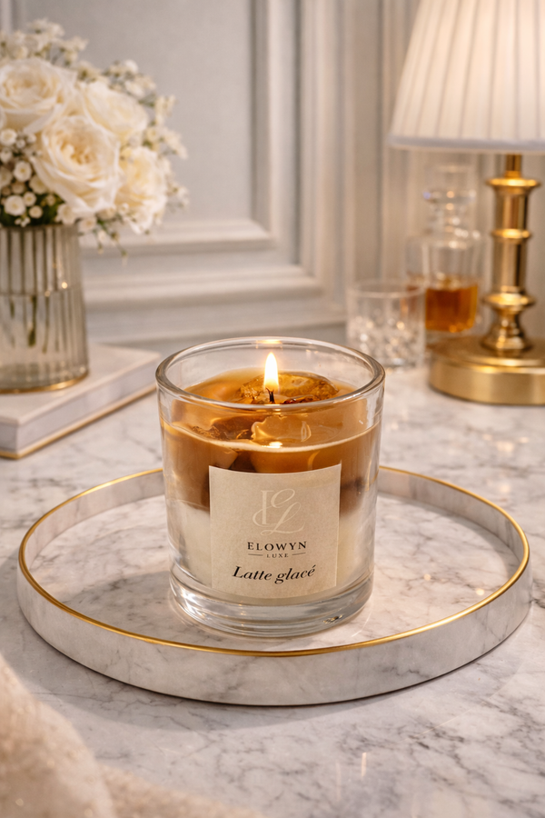 Iced latte candles