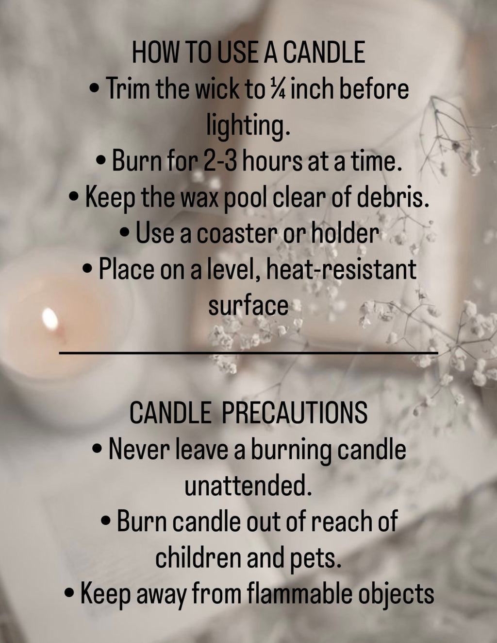 Breeza dell’oceano candle (buy 2) offered prize