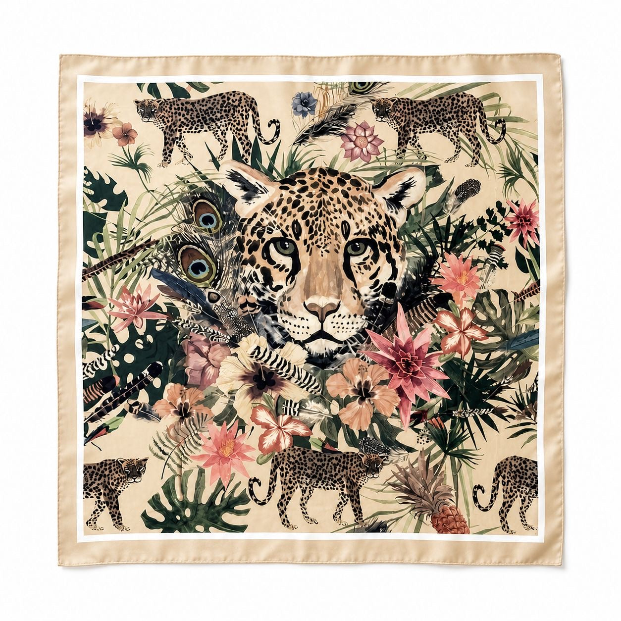 Leopard Éclat scarf